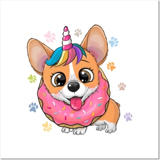 Cute Corgi Posters and Art